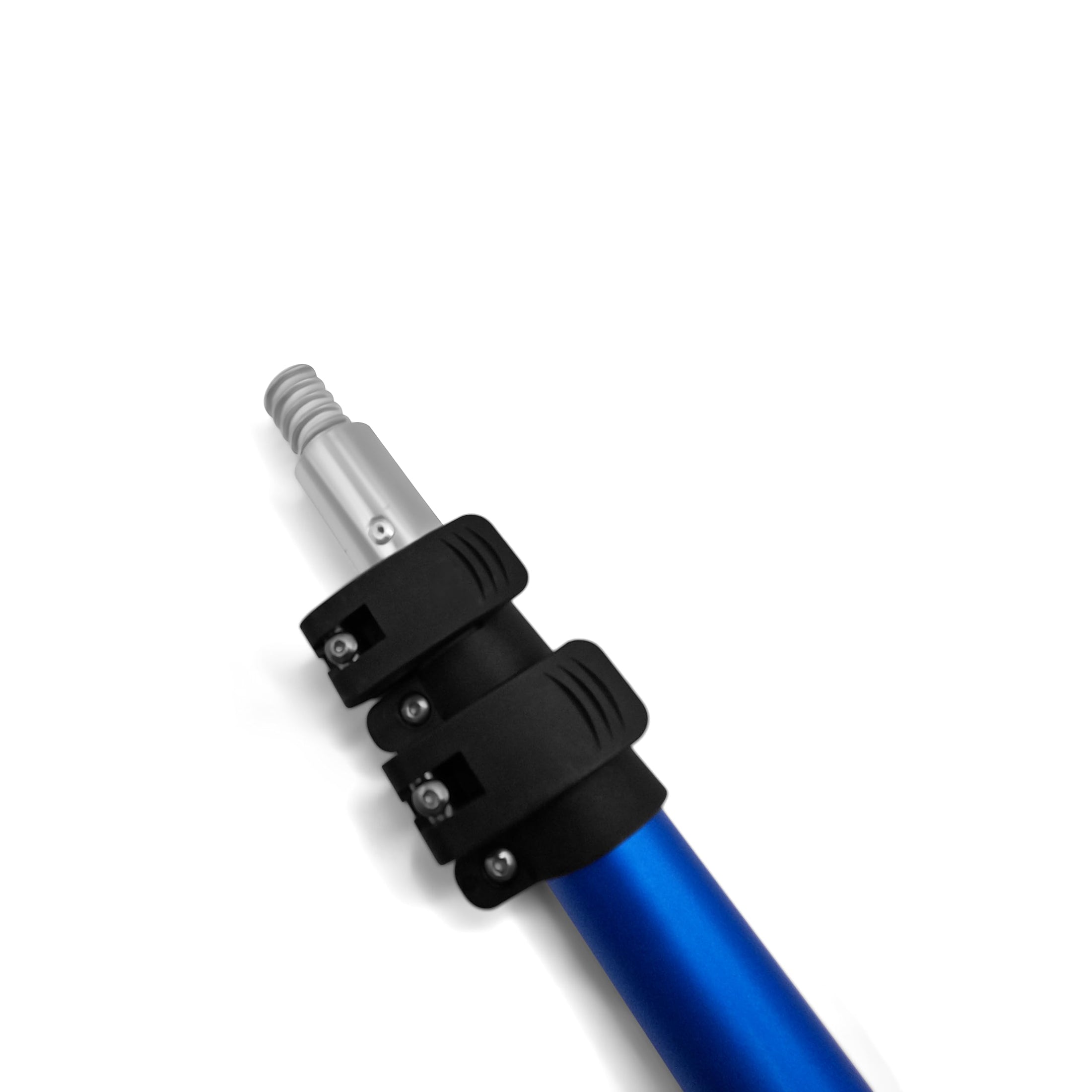 Aluminum extendable pole with BEHR CLAW magnetic head for marine winch hook retrieval