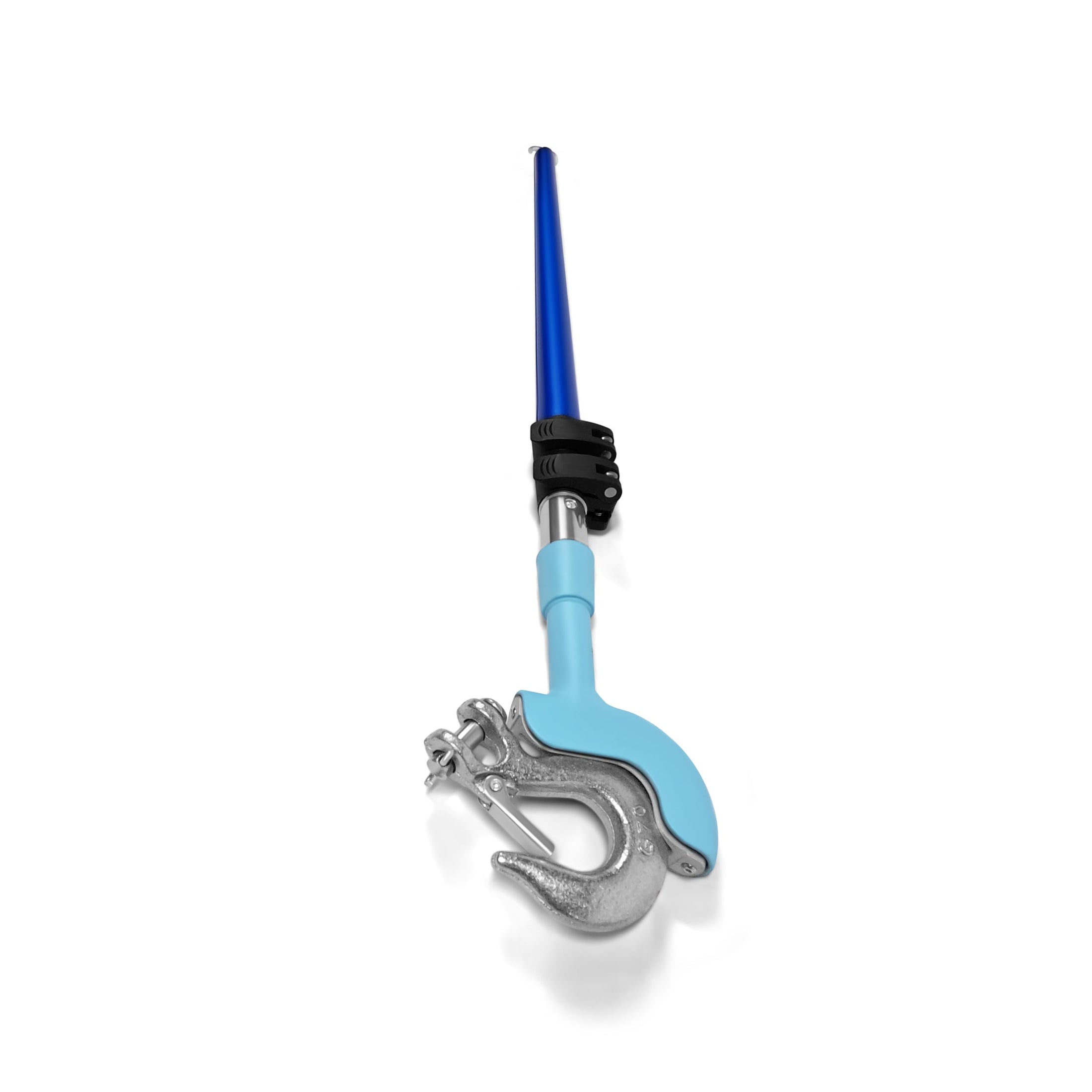BEHR CLAW Safe boat loading tool for preventing slips at wet boat ramps. Boat trailer winch hook magnetic boat retrieval.