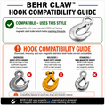 Load image into Gallery viewer, BEHR CLAW HOOK COMPATIBILITY GUIDE
